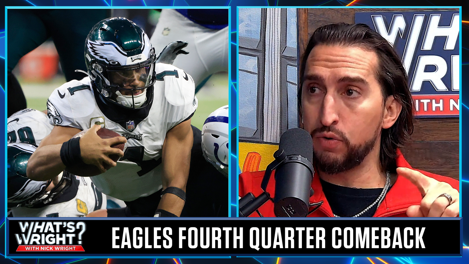 Nick Wright not ready to label the Eagles a great team just yet