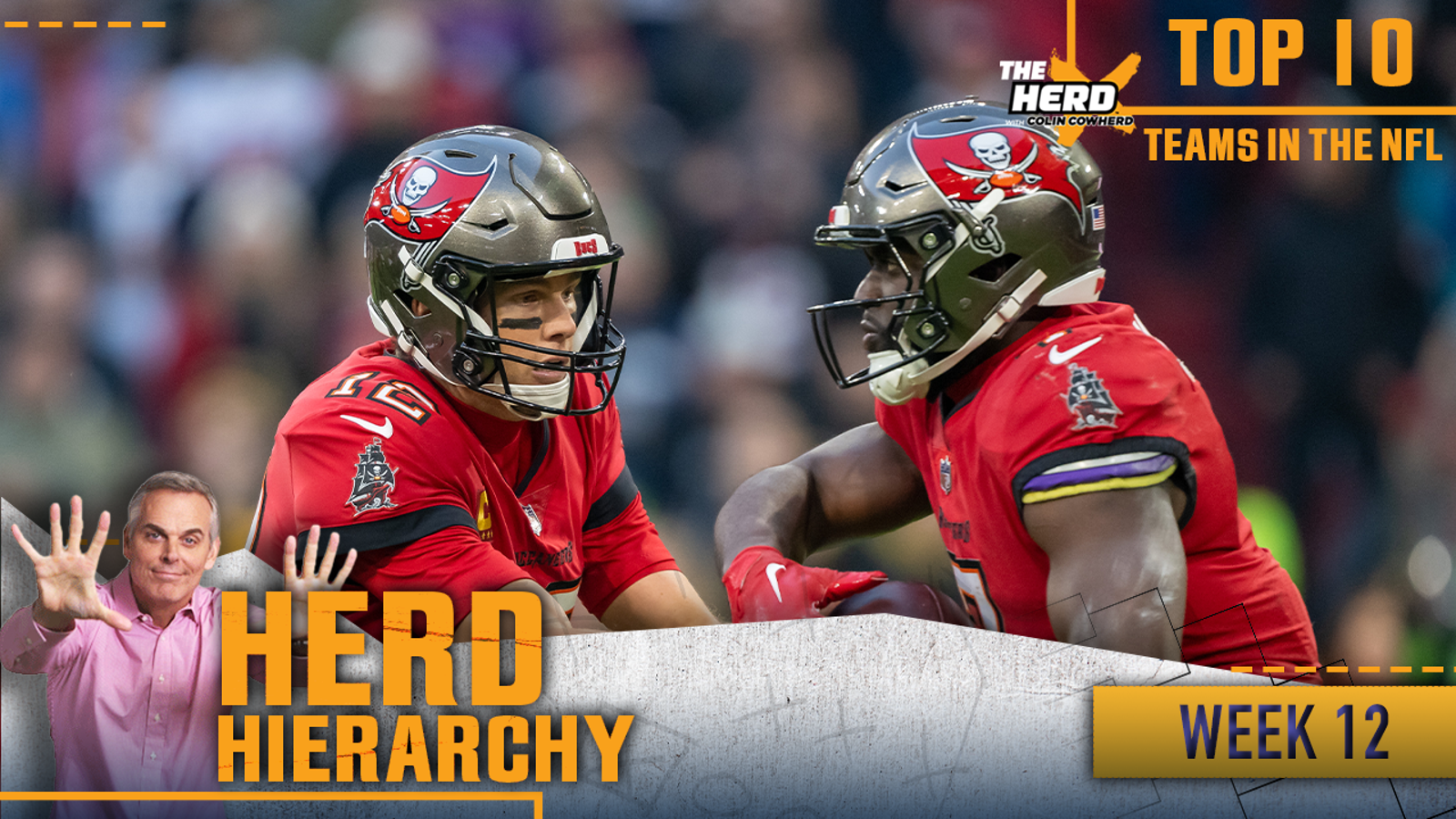 Hierarchy of the Herd: Bucs bounce back, 49ers climb Colin's Week 12 Top 10 