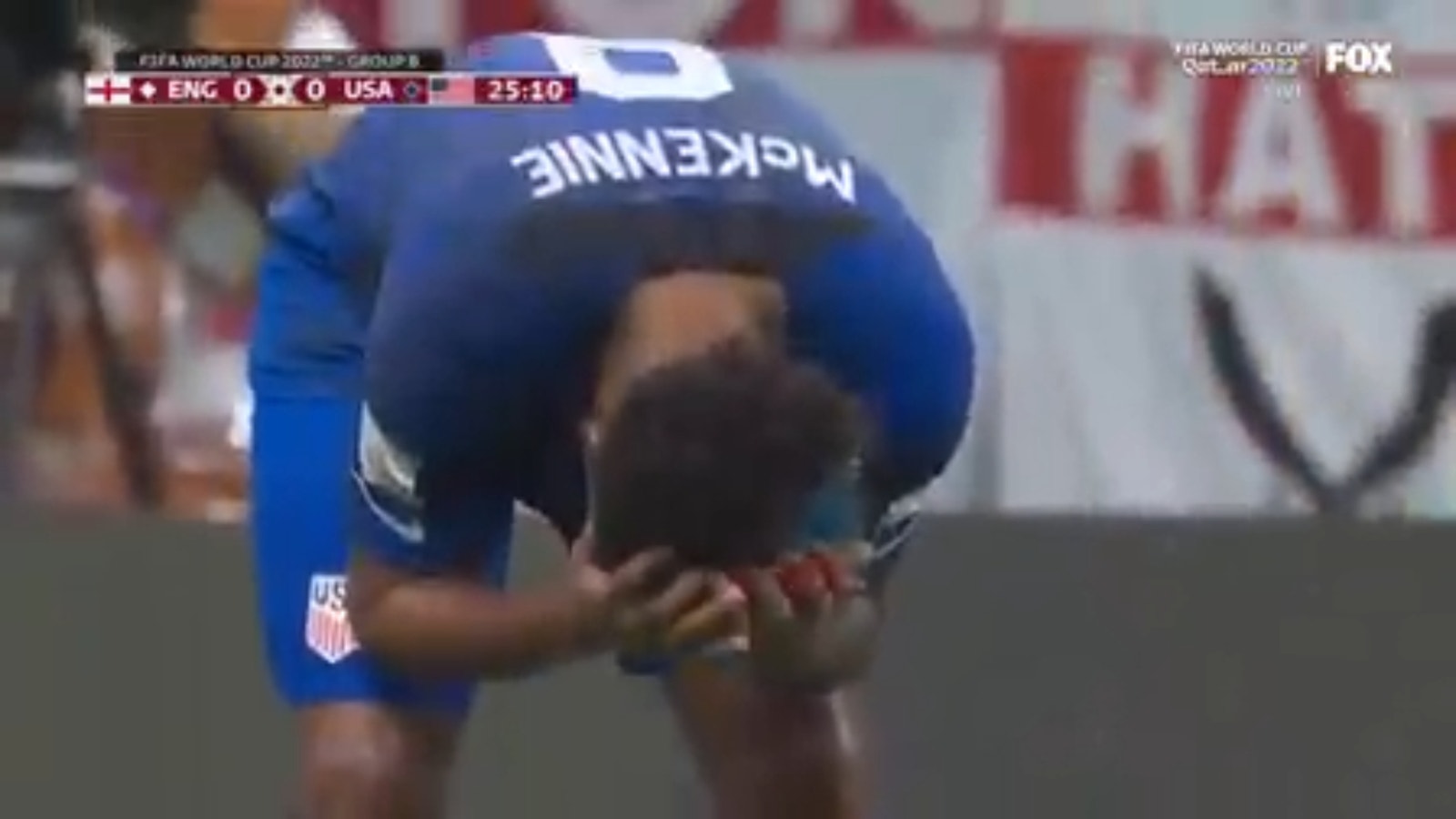 Weston Mckennie fires high