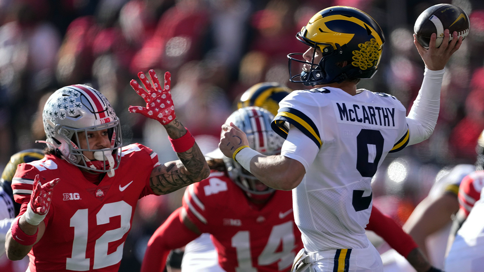 Highlights: no. 3 Michigan vs. no. 2 Ohio State