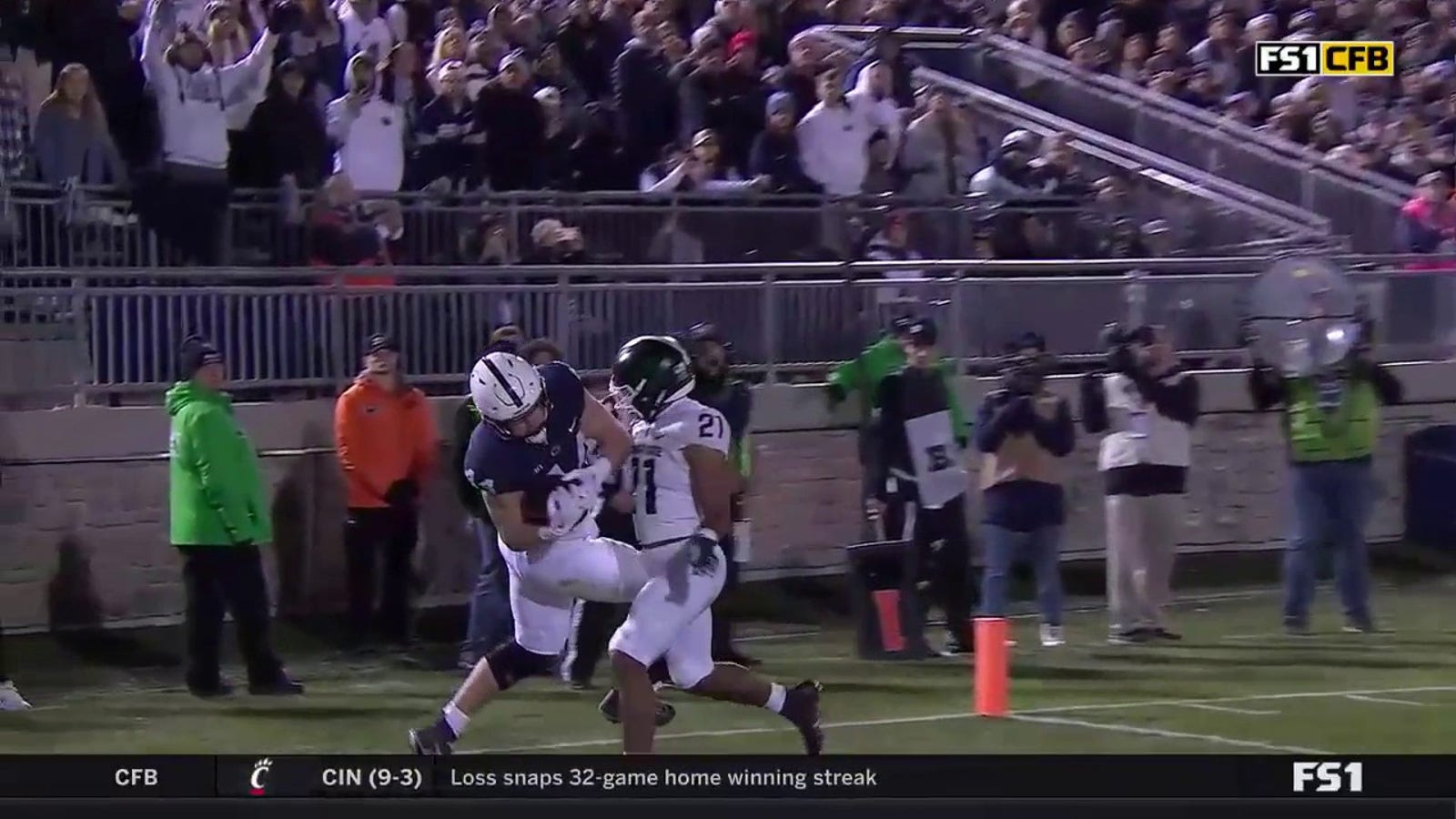 Penn State's Sean Clifford hits Tyler Warren for TD strike