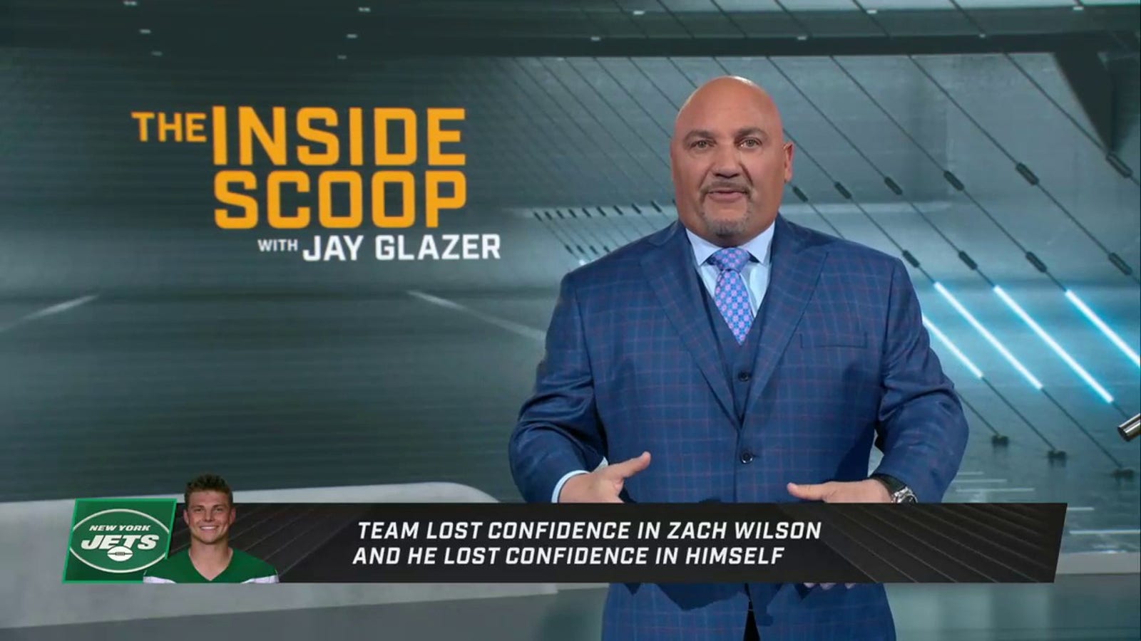 Jay Glazer discusses Zach Wilson getting benched, Justin Fields being inactive, and Aaron Rodgers' thumb injury