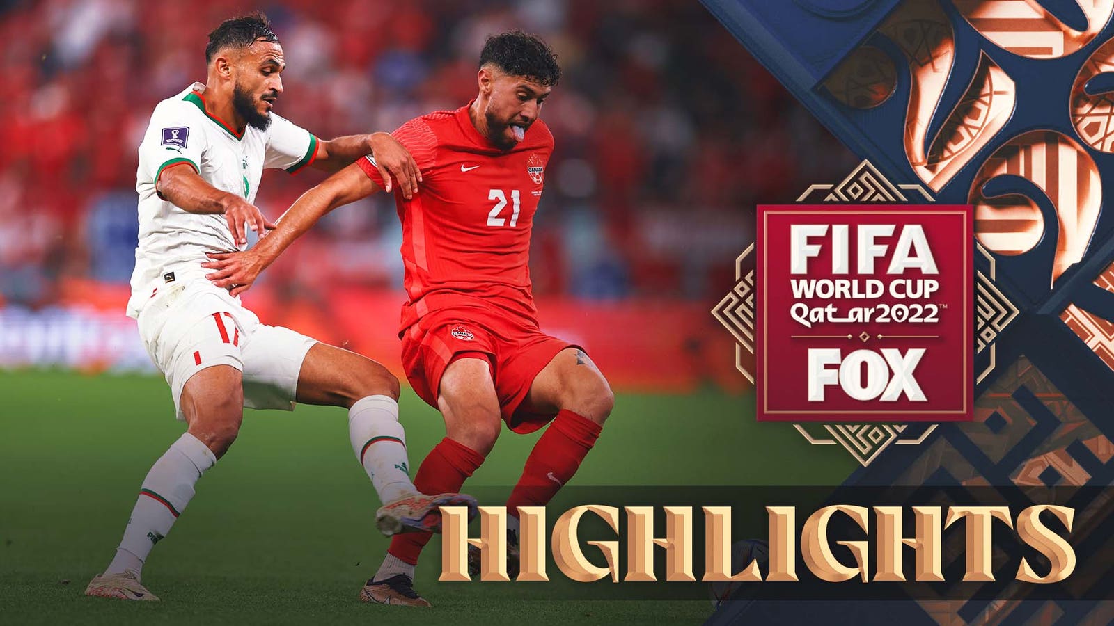 Resumen del partido entre Canadá y Marruecos |  copa del mundo 2022