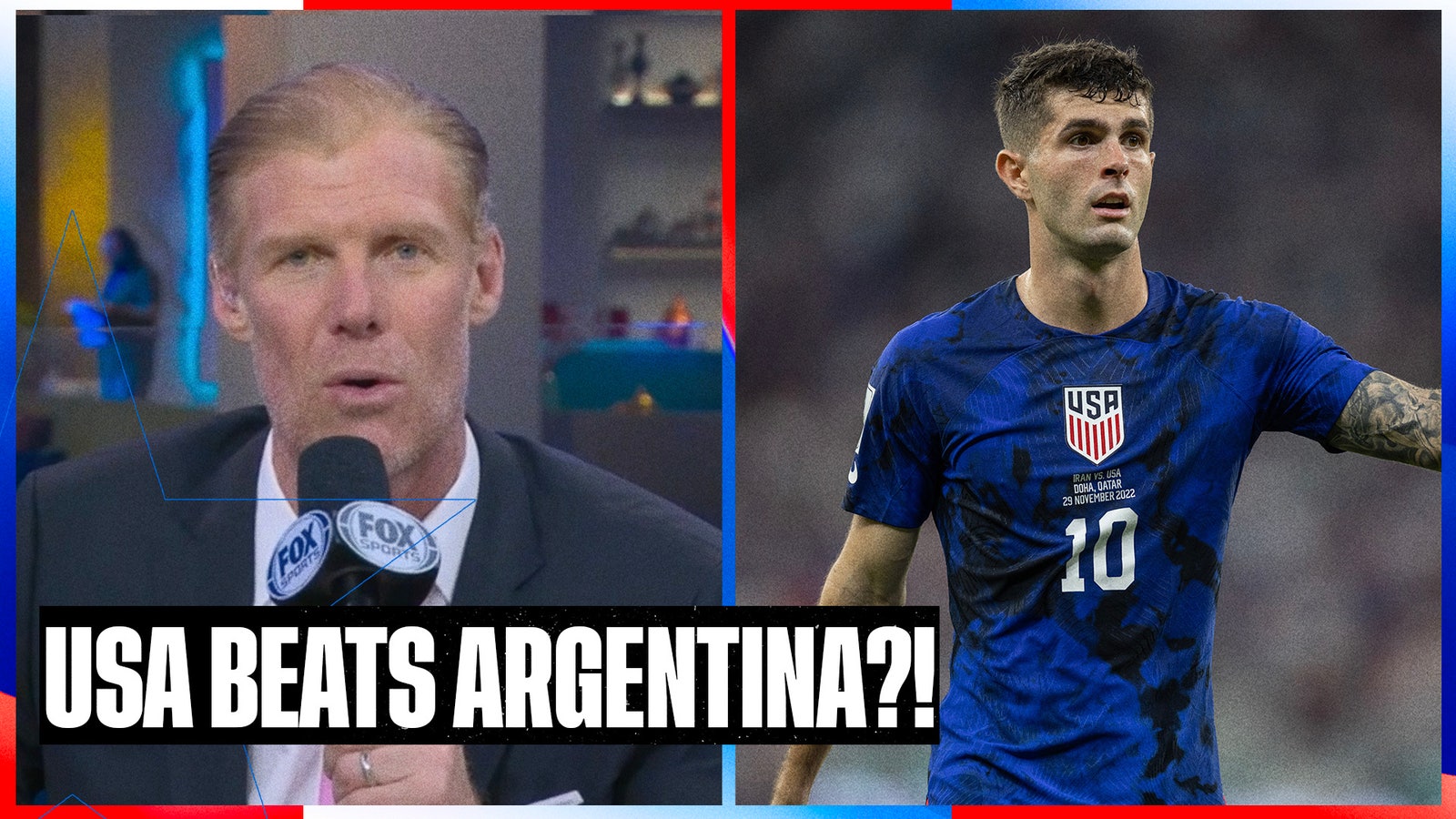 Alexi Lalas beat BIG before the knockout round 