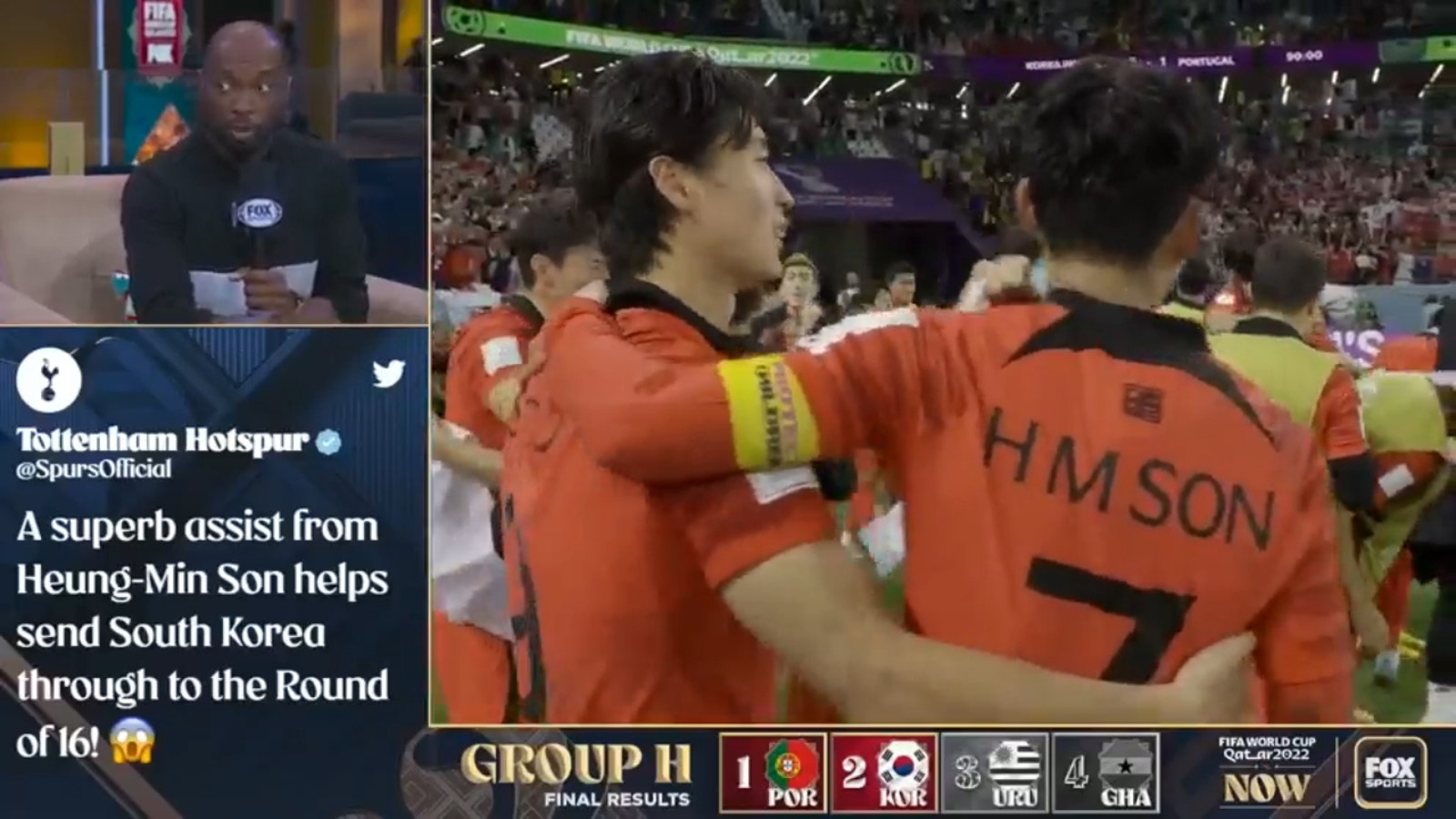 The 'FIFA World Cup Now' crew on South Korea advancing to face Brazil: Son Heung-Min needs to step up