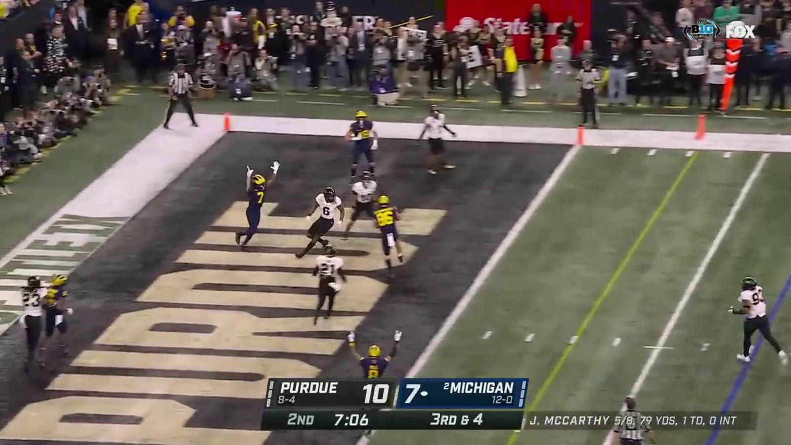 Michigan's J.J. McCarthy hits Luke Schoonmaker for a 7-yard TD