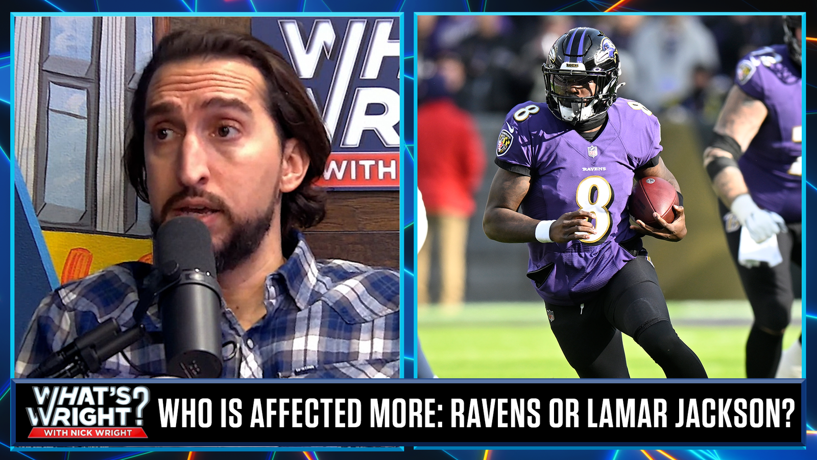 Watch Nick Wright explain why Lamar Jackson's injury was more devastating to Raven than Lamar despite his ongoing contract issues.