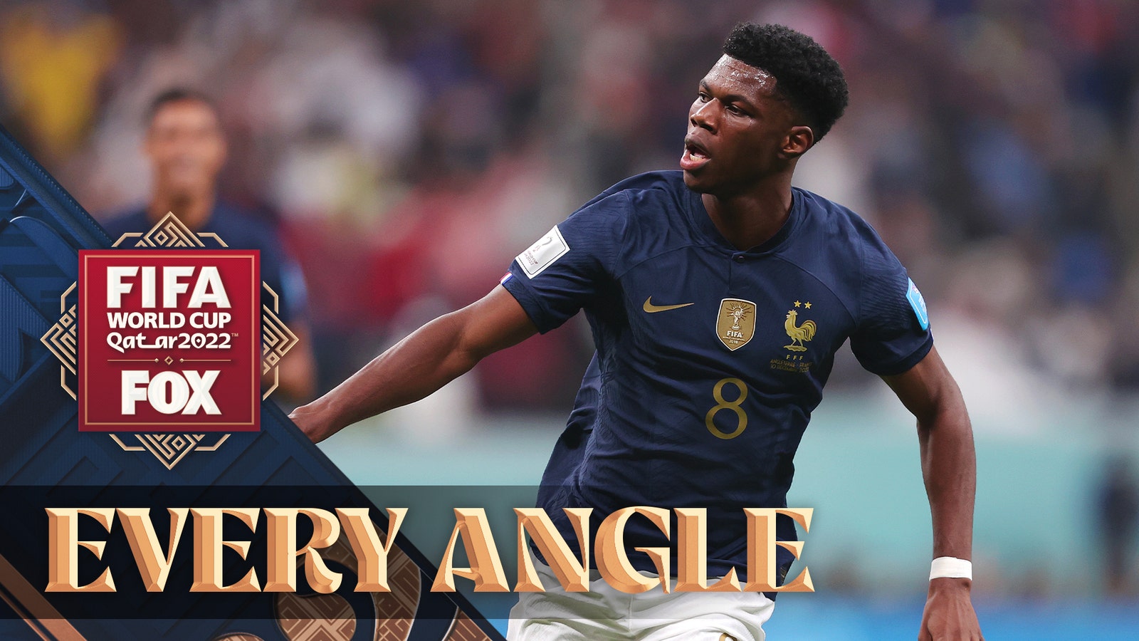 Aurelian Chuameni makes a statement after scoring for France at the 2022 FIFA World Cup | All angles