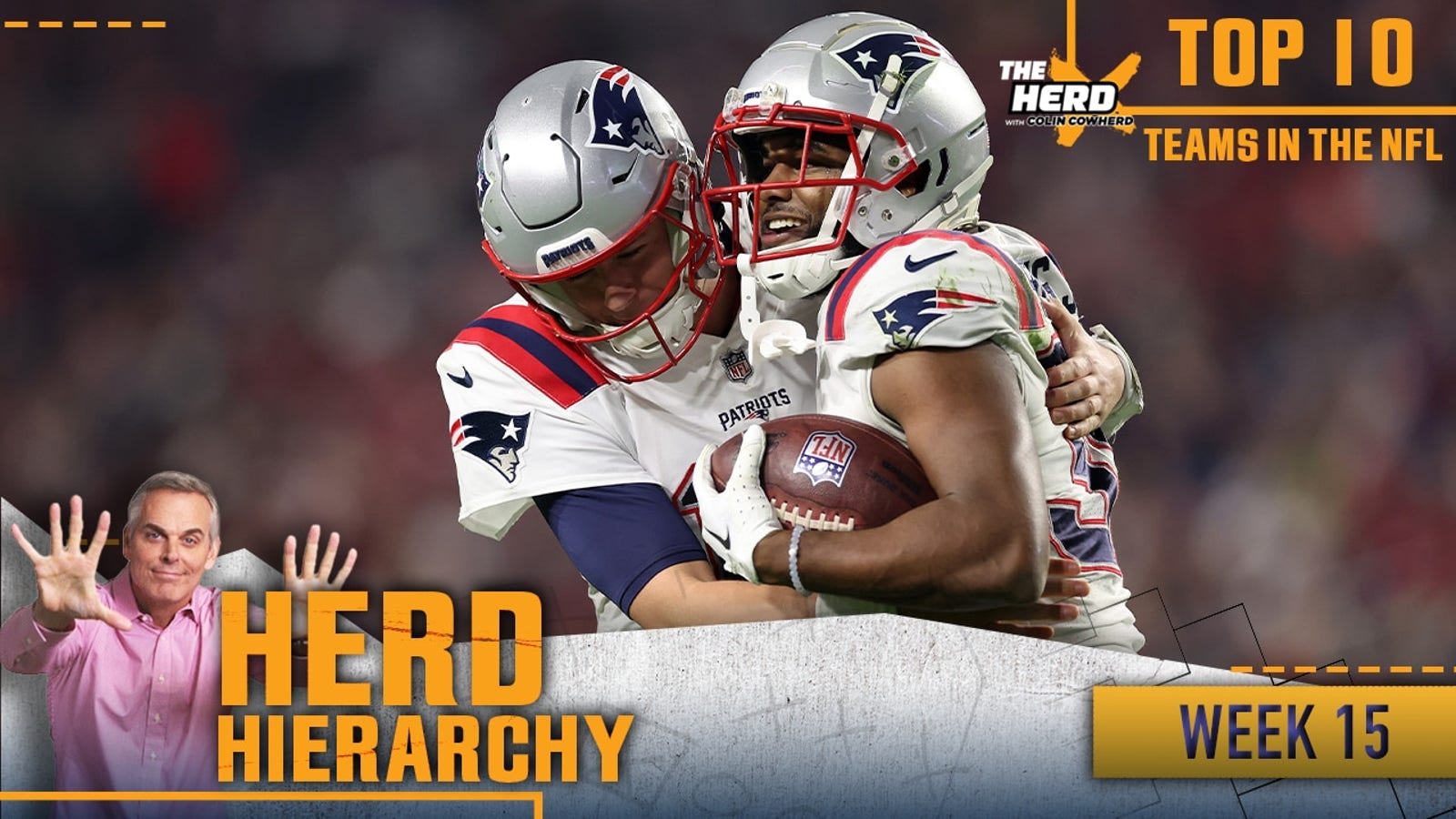 Hierarchy of the herd: Patriots creep, Cowboys climb Colin's Top 10 for Week 15