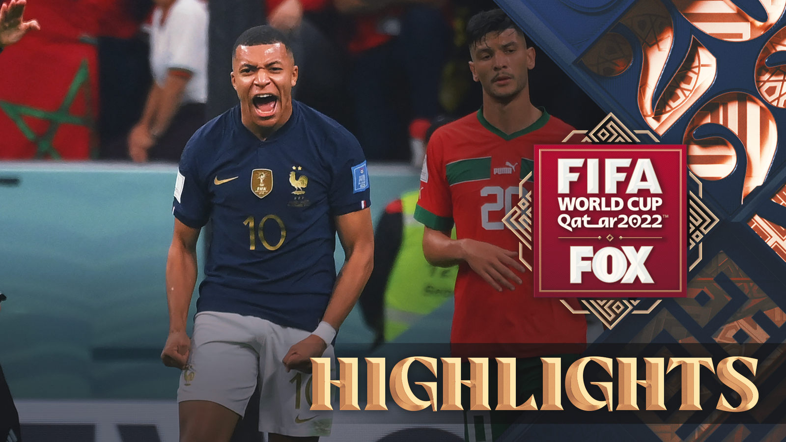 Highlights of France vs Morocco