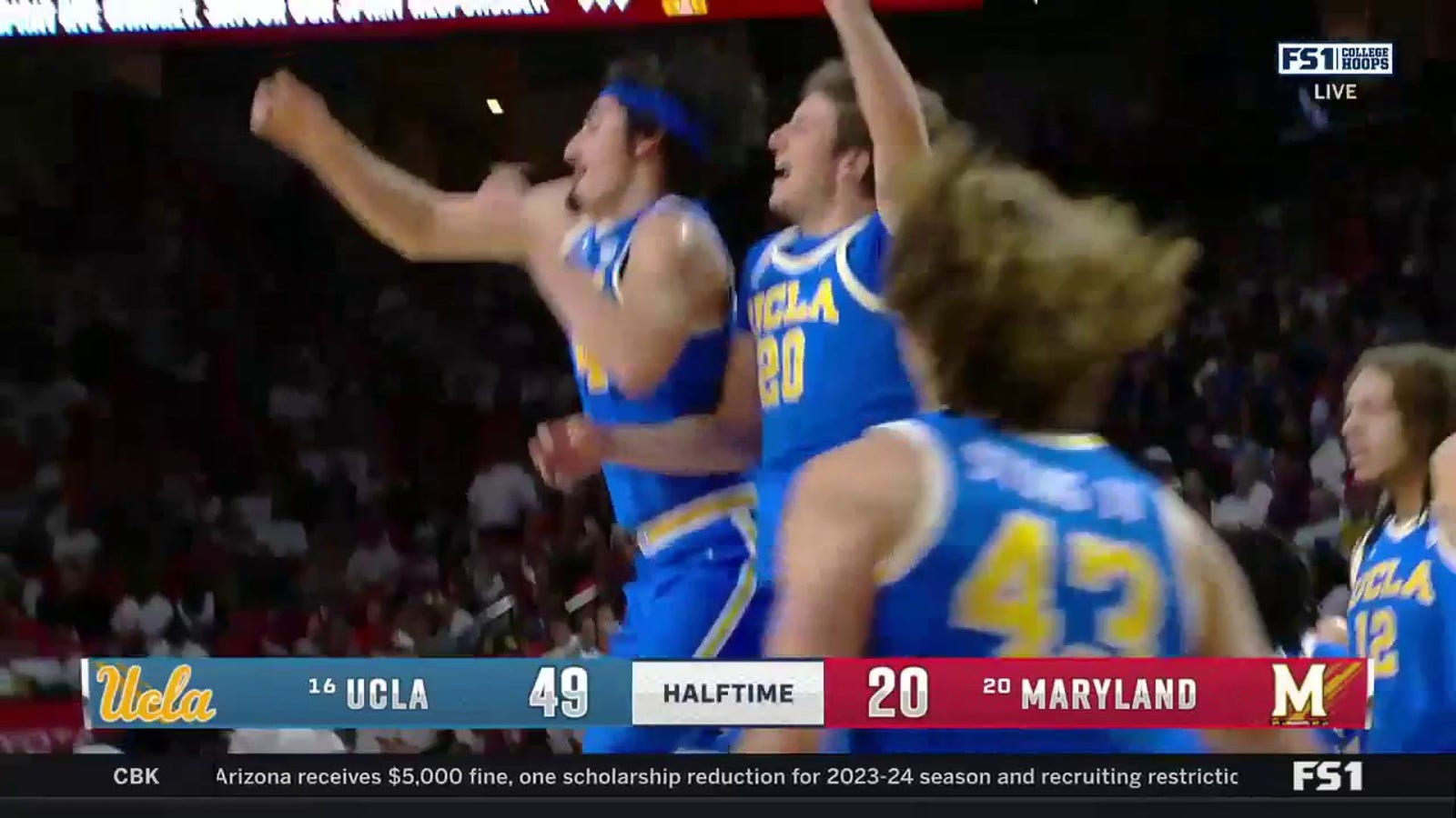 Jaime Jaquez's shot at the buzzer caps off an incredible first half for UCLA