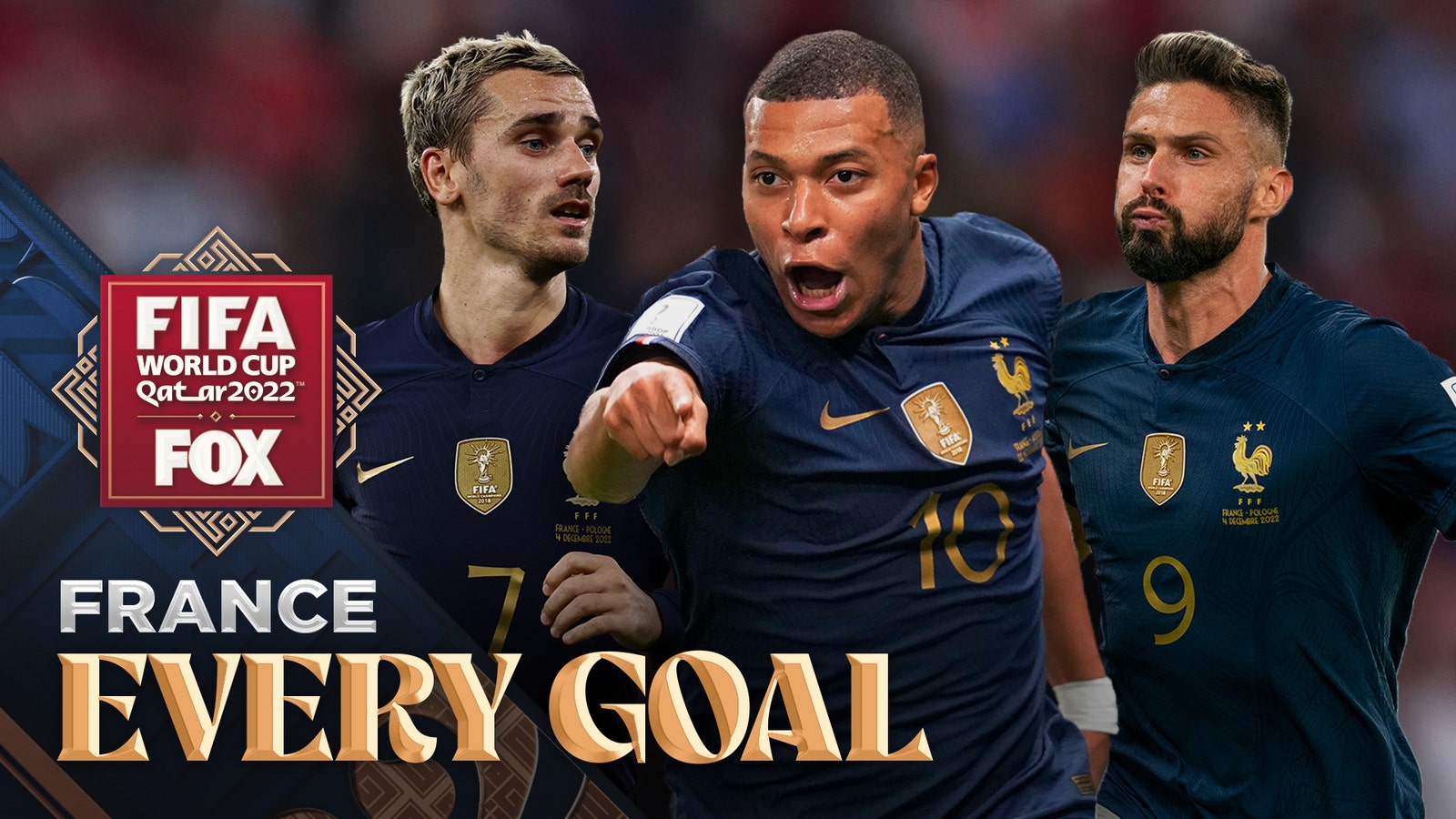 Kylian Mbappé, Olivier Giroud, Antoine Griezmann and every goal for France in the 2022 FIFA World Cup