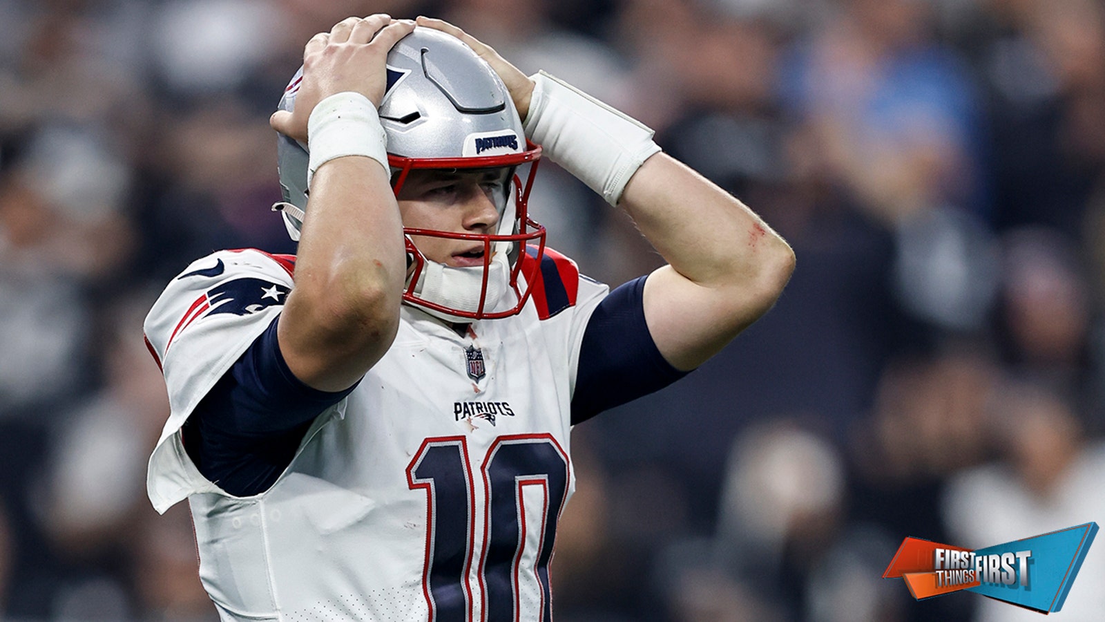 The Patriots' fullback fumbles, the Raiders recover and score a miraculous TD