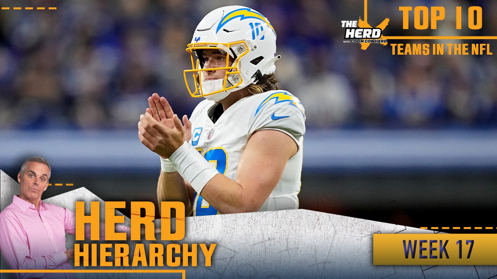 Hierarchy of the Herd: Playoff Chargers and Packers Jump in Colin's Week 17 Top 10