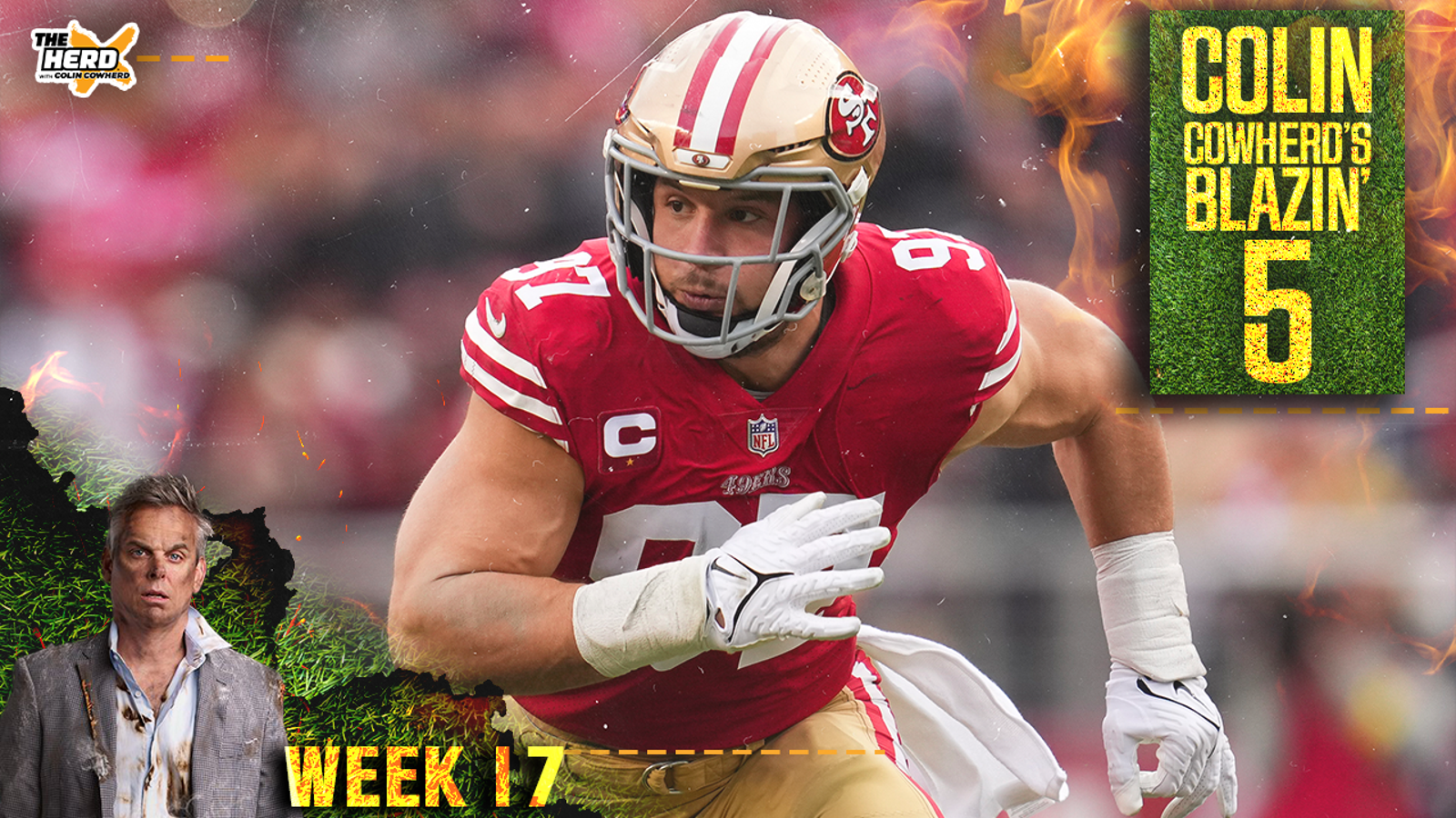 Blazin' 5: All-in on 49ers vs. Raiders, Vikings upset Packers at Lambeau