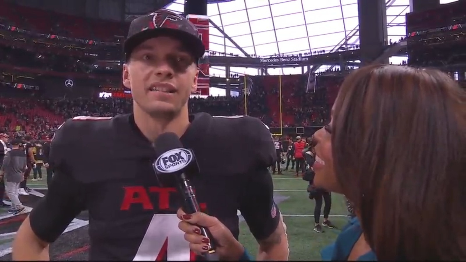 Desmond Ridder on Falcons' win over Tampa Bay