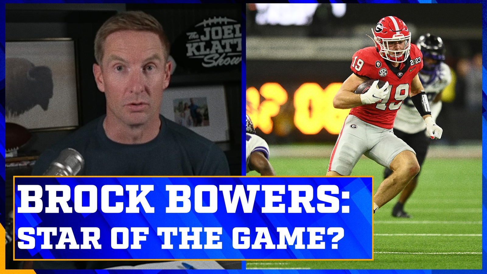 Brock Bowers is the offensive powerhouse for the Bulldogs 