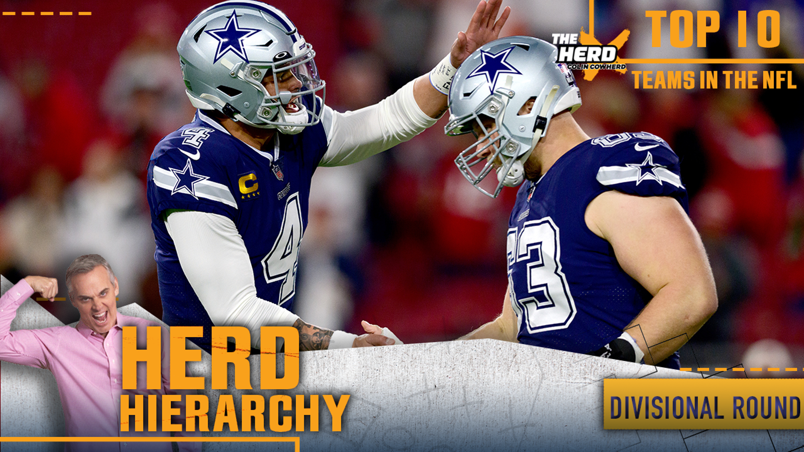 Herd hierarchy: The Cowboys and Eagles lead the way in Cullen's first-round divisional teams