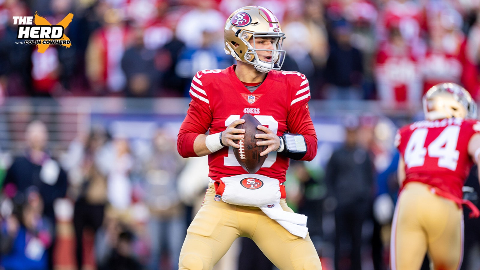 Purdy faces his biggest test against the Eagles' defense, the crowd