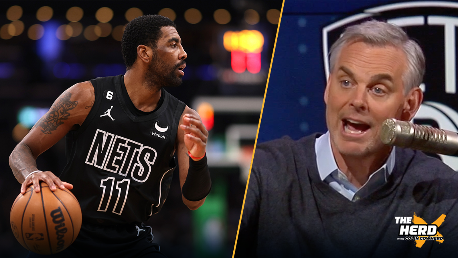 Colin Cowherd reacts to Kyrie Irving's trade request.