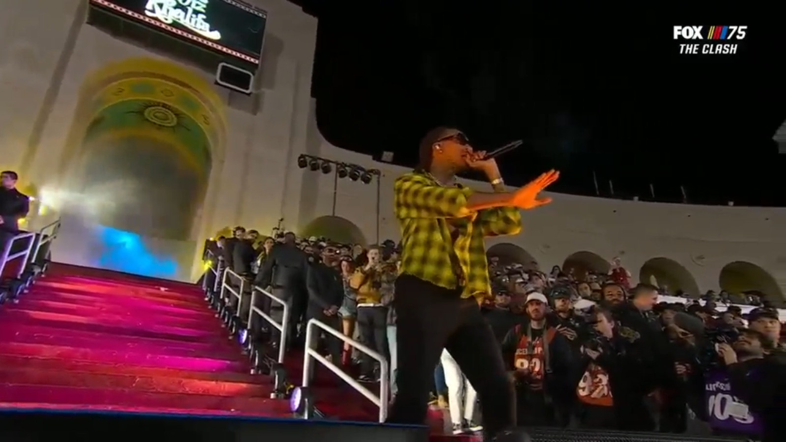 Wiz Khalifa performing at Busch Light Clash in Coliseum