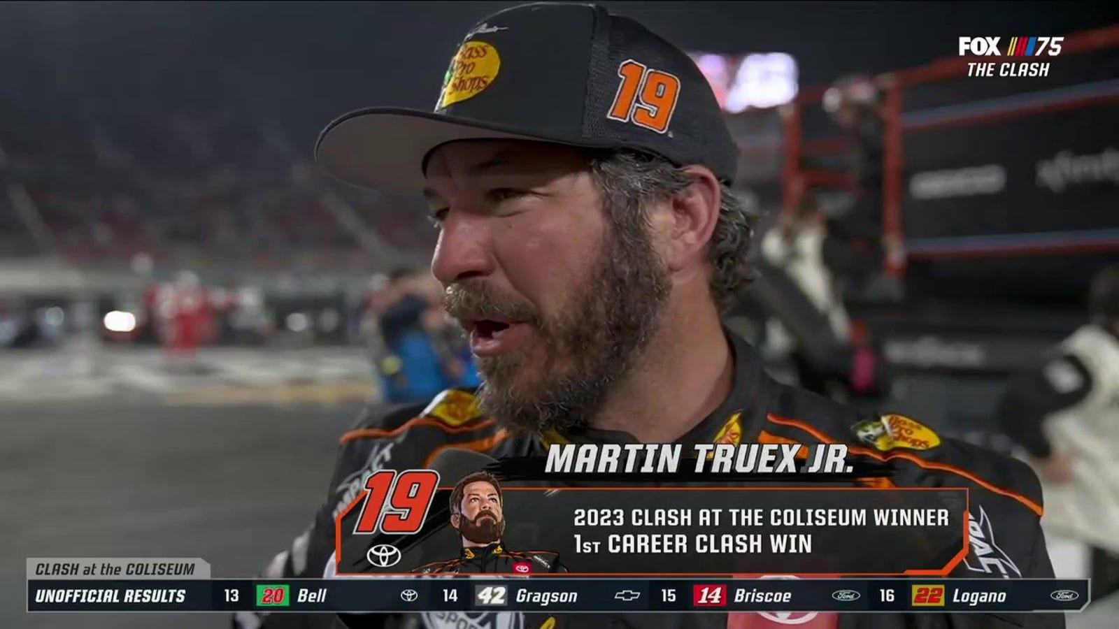 'Tonight is to persevere and not give up' – Martin Truex Jr.