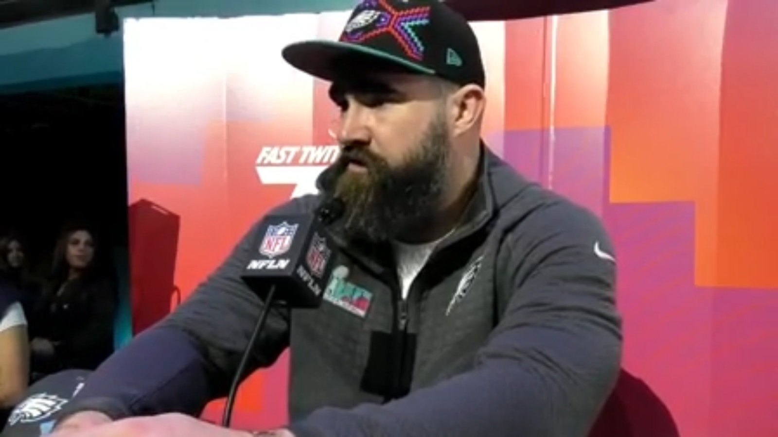 Jason Kelce: Reid 'truly cares about each and every player that he's coached'