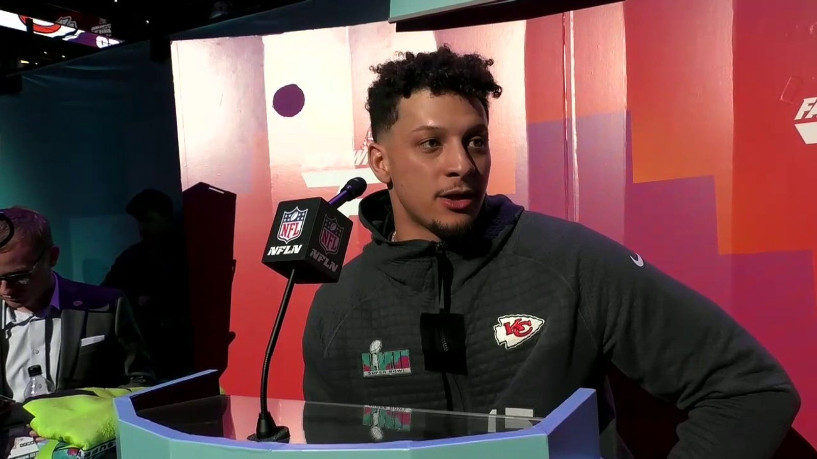 Chiefs' QB Patrick Mahomes on who does the best impression of his voice