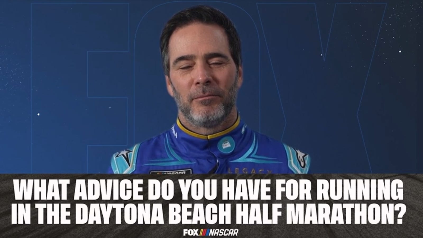 NASCAR drivers give Bob Pockrass advice on running the Daytona Beach Half Marathon