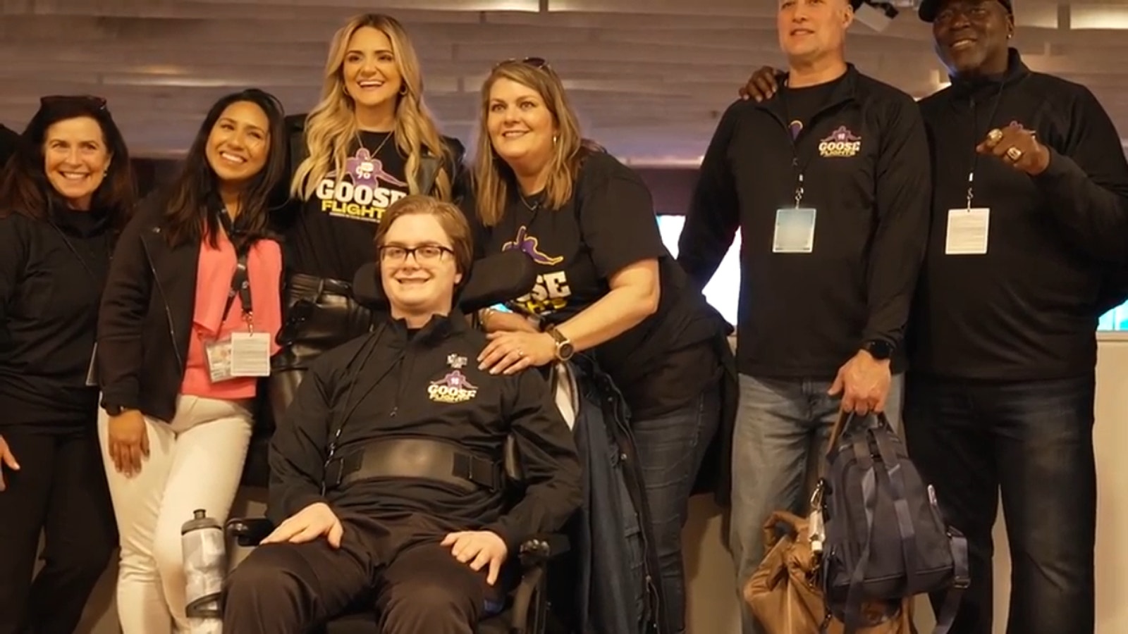 Goose Flights charity brings Winstead family to Super Bowl