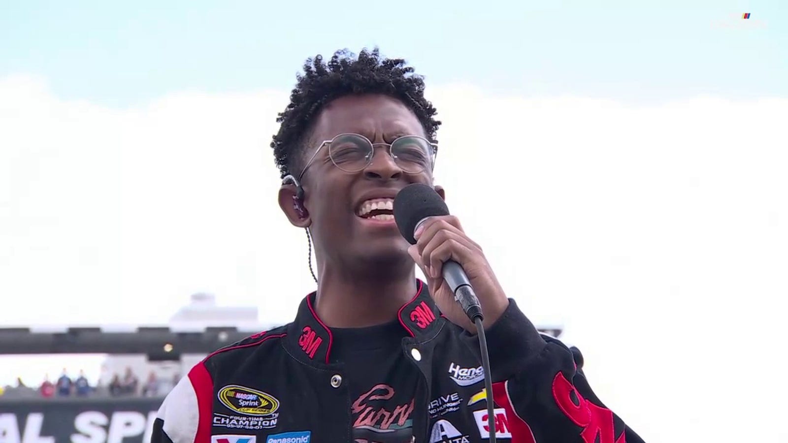 Daytona 500: Breland sings the national anthem before Sunday's race