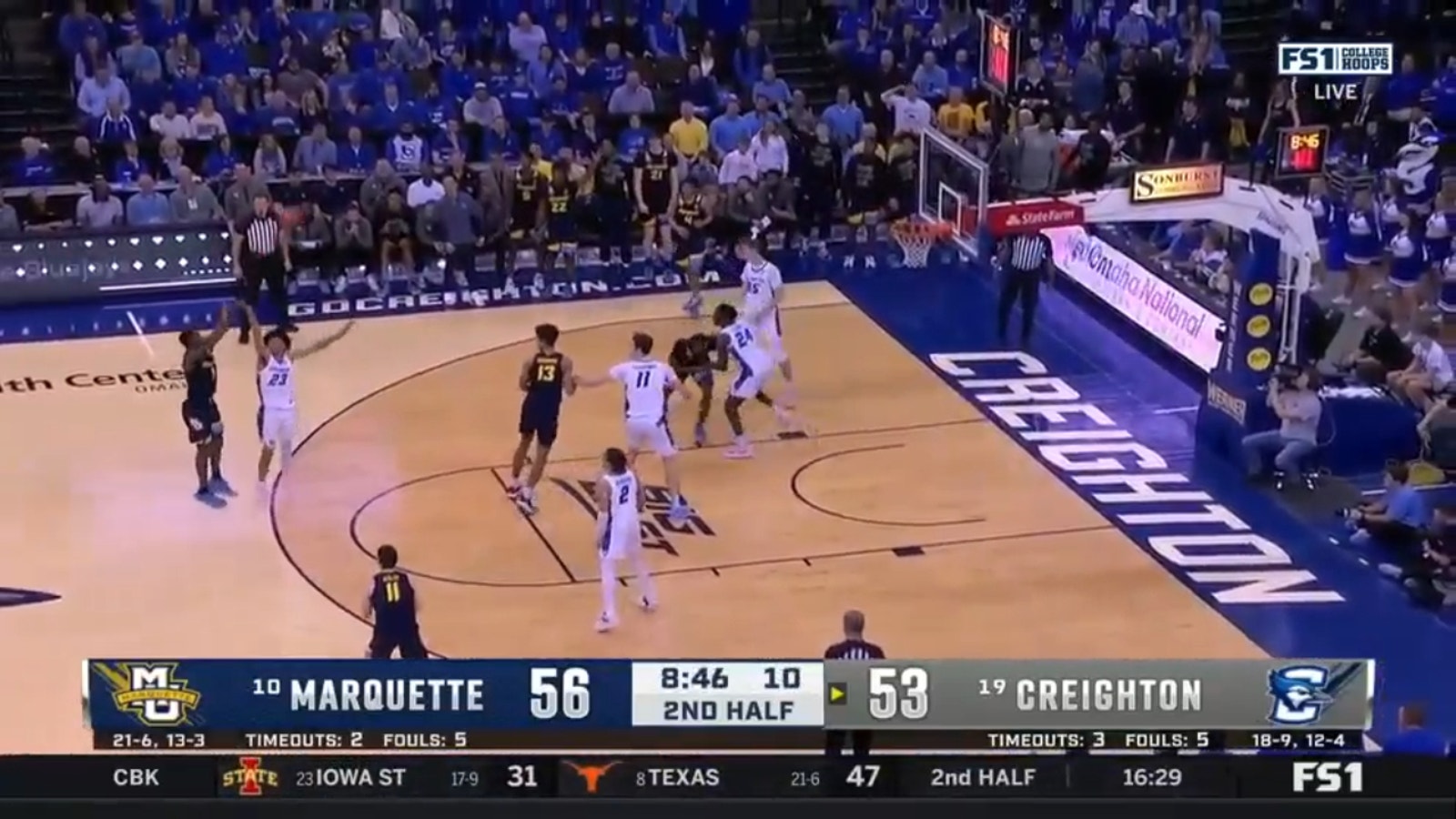 Beryl TV play-63a795a2100073d--snap_1677038274105 No. 10 Marquette's win at Creighton shows Shaka Smart is a March threat again Sports 
