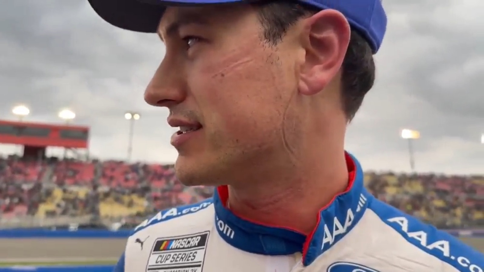 Logano in shipwreck reset