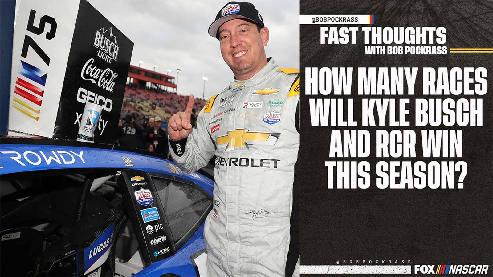 How many races will Kyle Busch win in 2023?