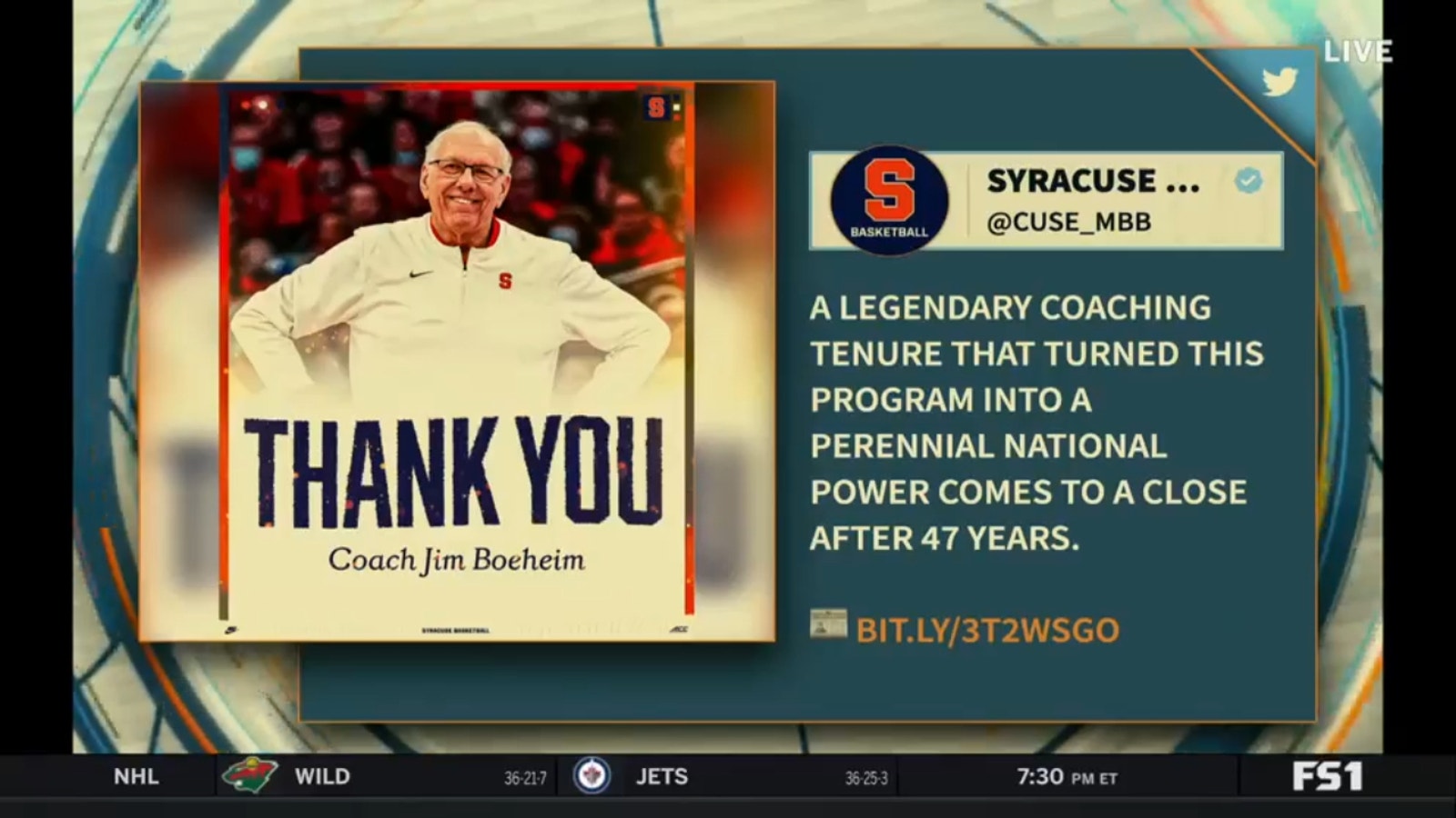 Jim Boeheim steps down after 47 years