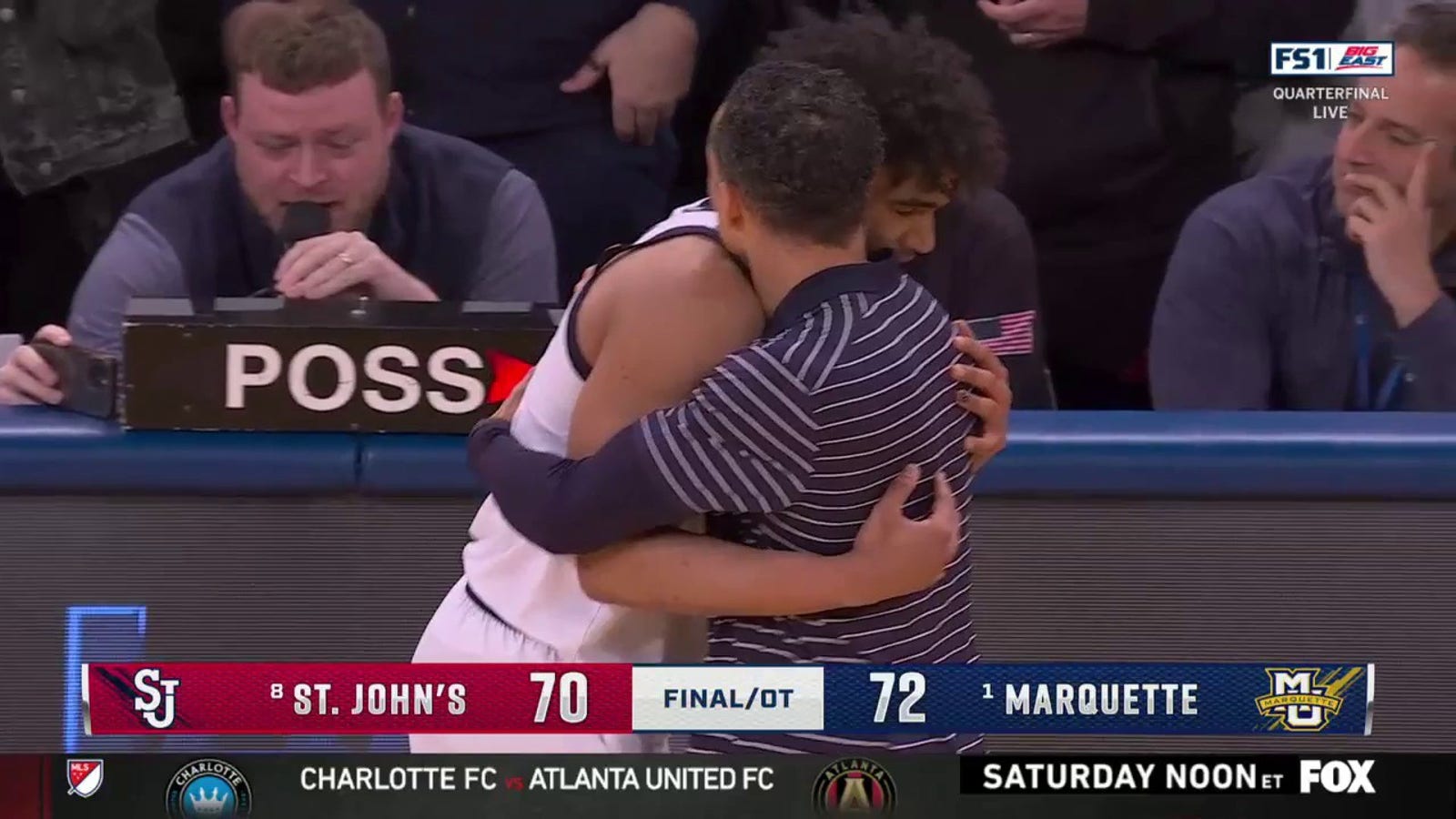 Marquette defeats St. John's in overtime