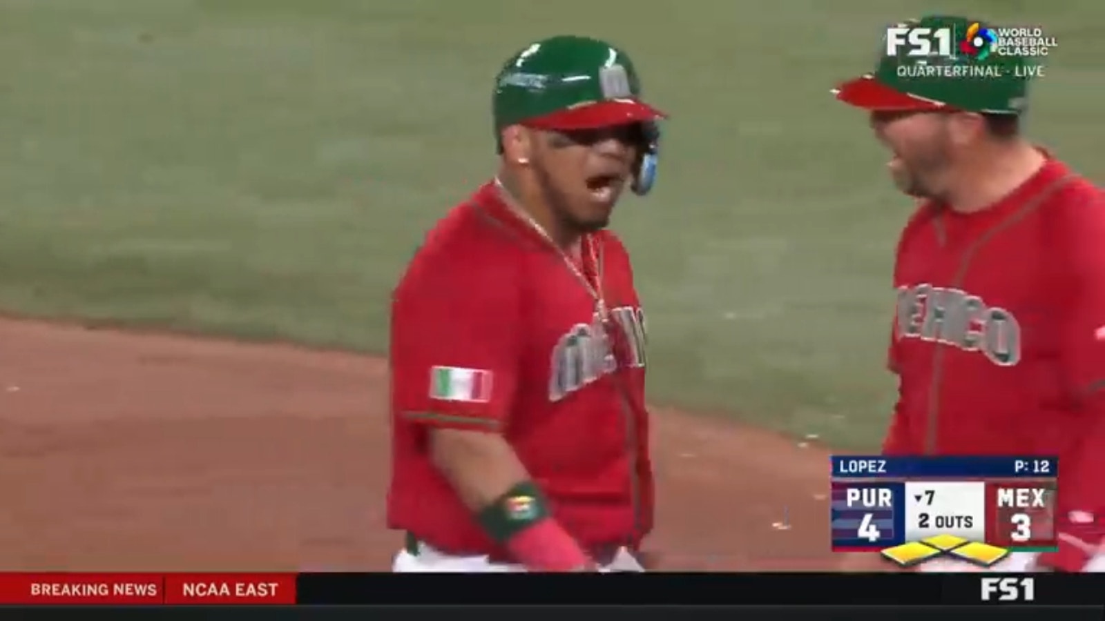 México gana 5-4 a Puerto Rico tras sencillos RBI de Isaac Paredes y Luis Urreas