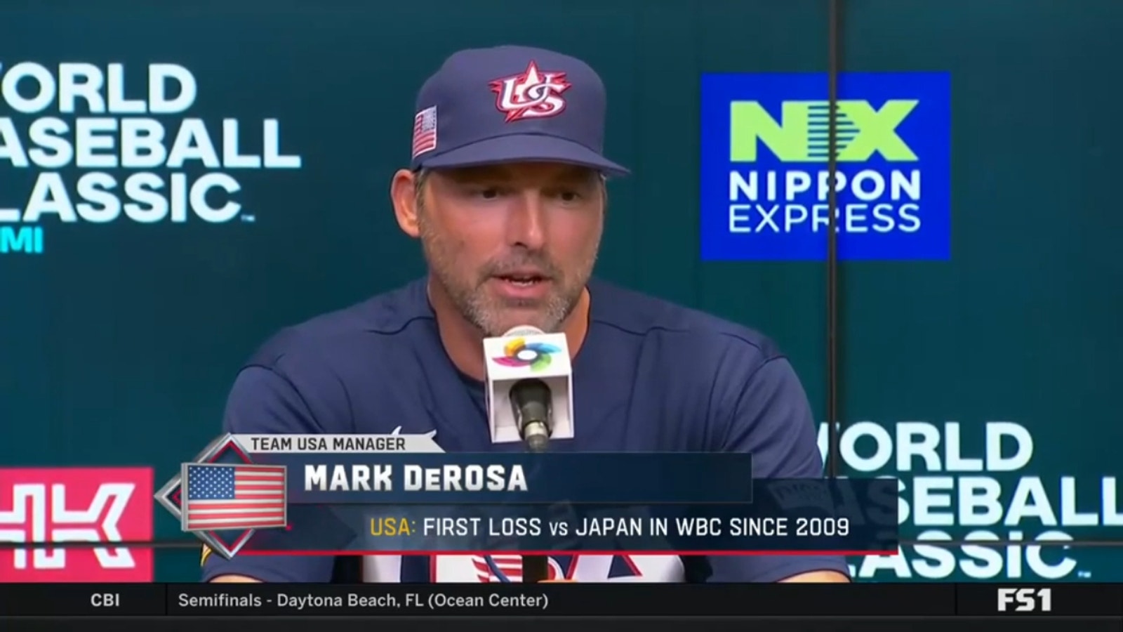 Mark DeRosa says he is extremely proud of how Team USA came together