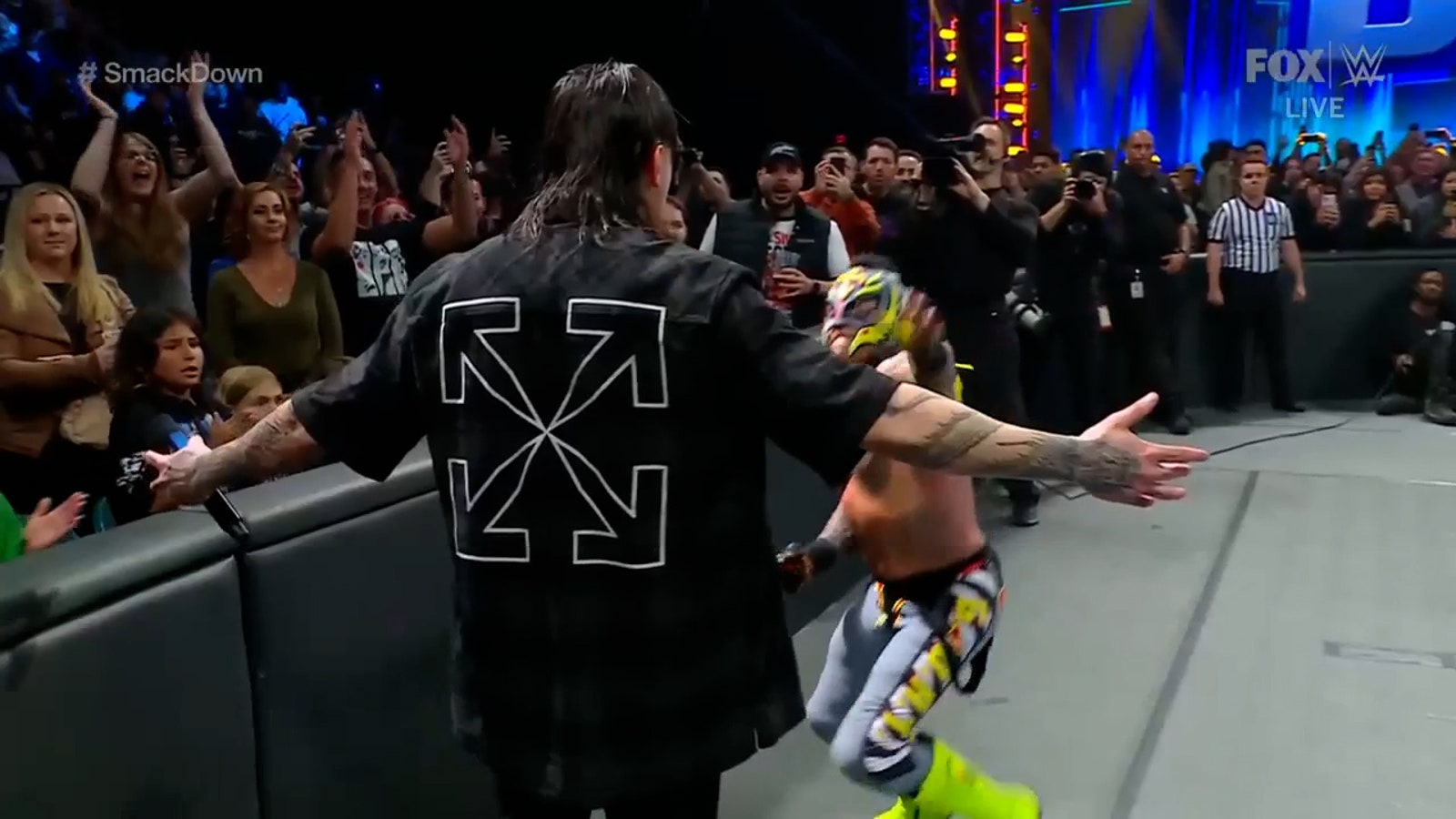 Rey Mysterio accepts Dom's WrestleMania challenge after he disrespects his mother