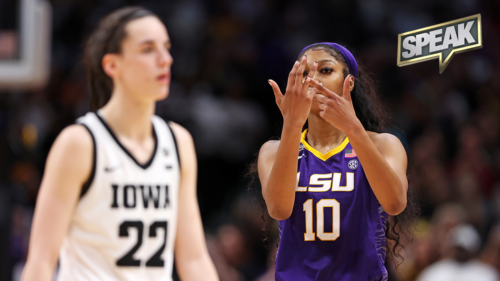 Issue with Angel Reese taunting Caitlin Clark in LSU's championship win over Iowa?