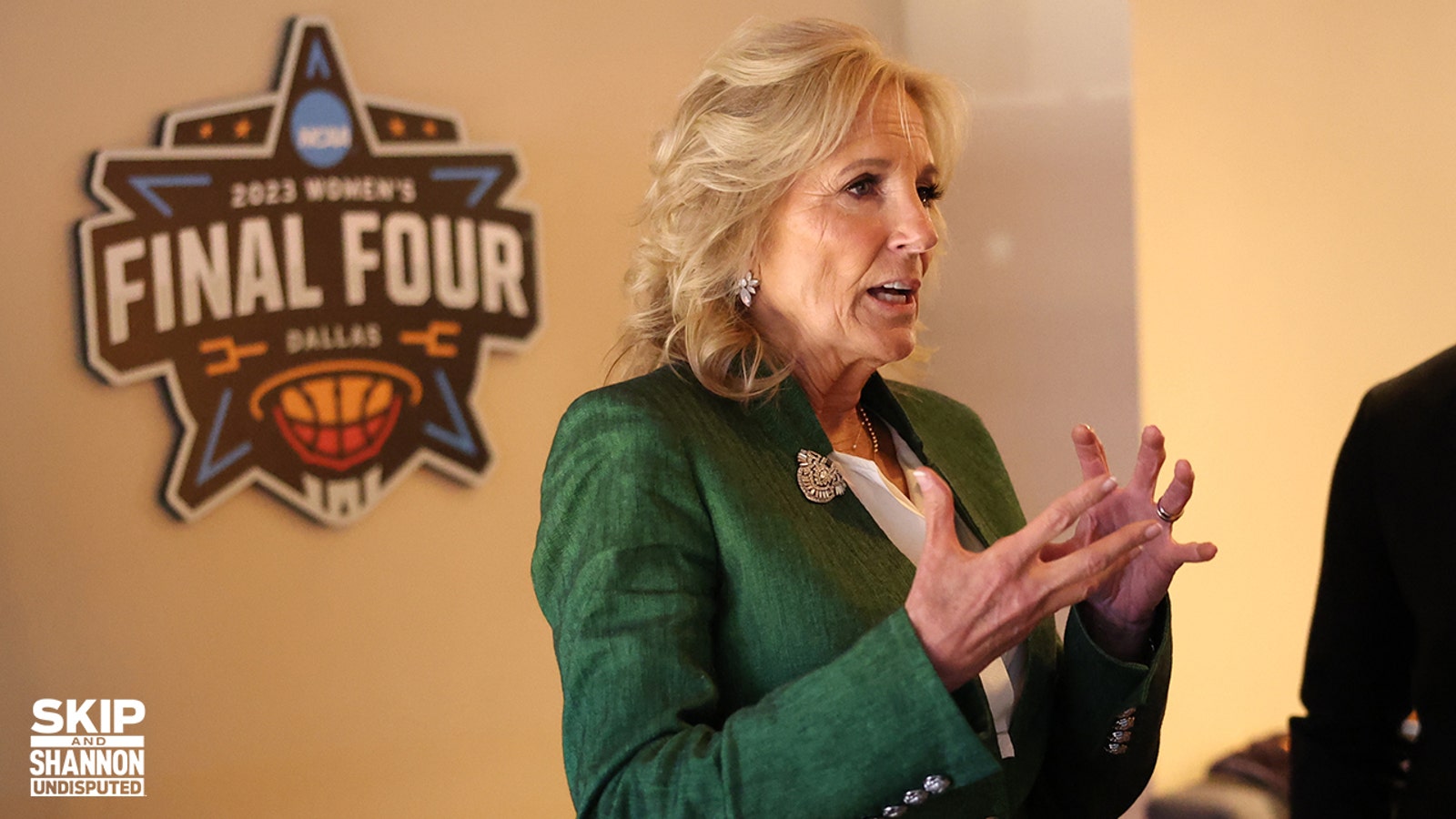Jill Biden wants to invite LSU and Iowa to the White House.
