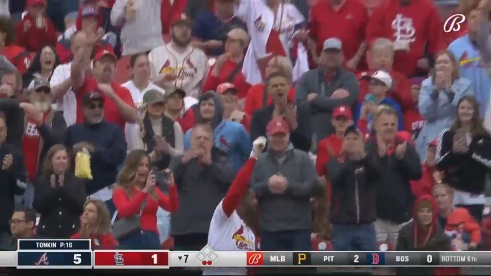 Cardinals top prospect Jordan Walker hits his first career home run