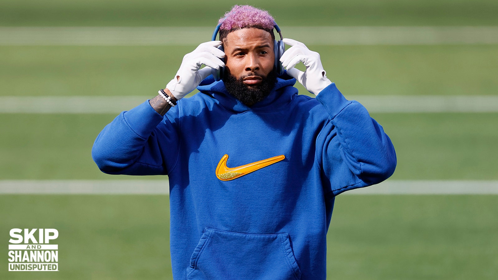 Tottenham Hotspur - Odell Beckham Jr with his personalised
