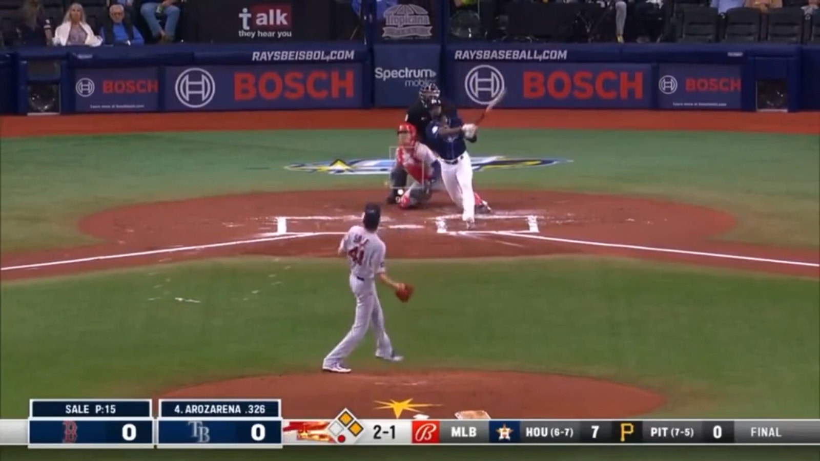 Randy Arozarena LAUNCHES 3-run home run versus Red Sox