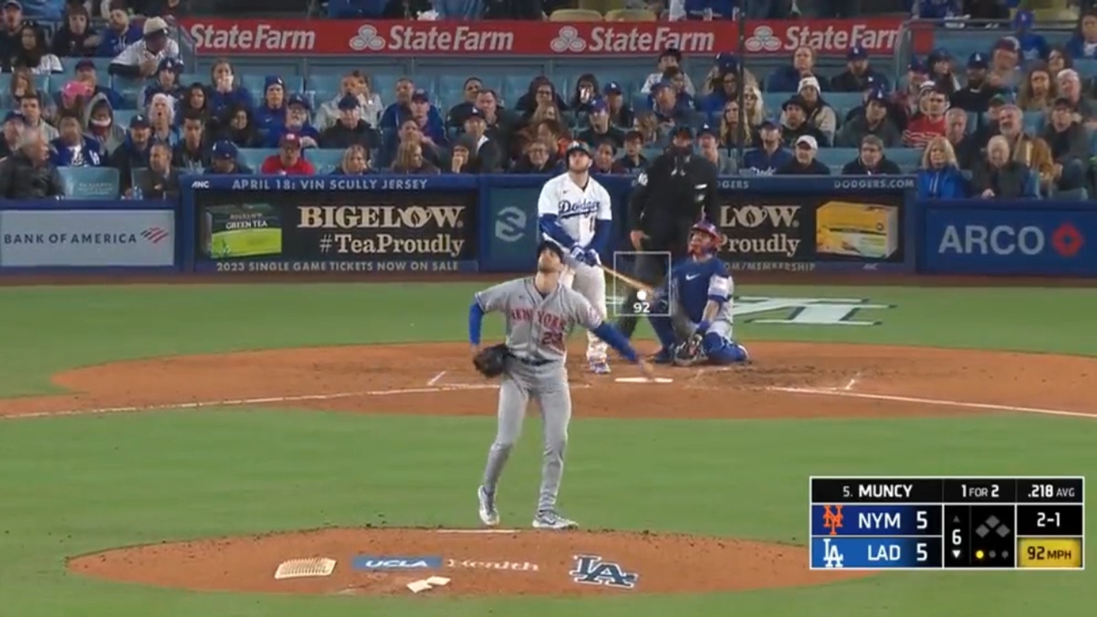 Dodgers' Max Muncy launches go-ahead solo home run vs. Mets