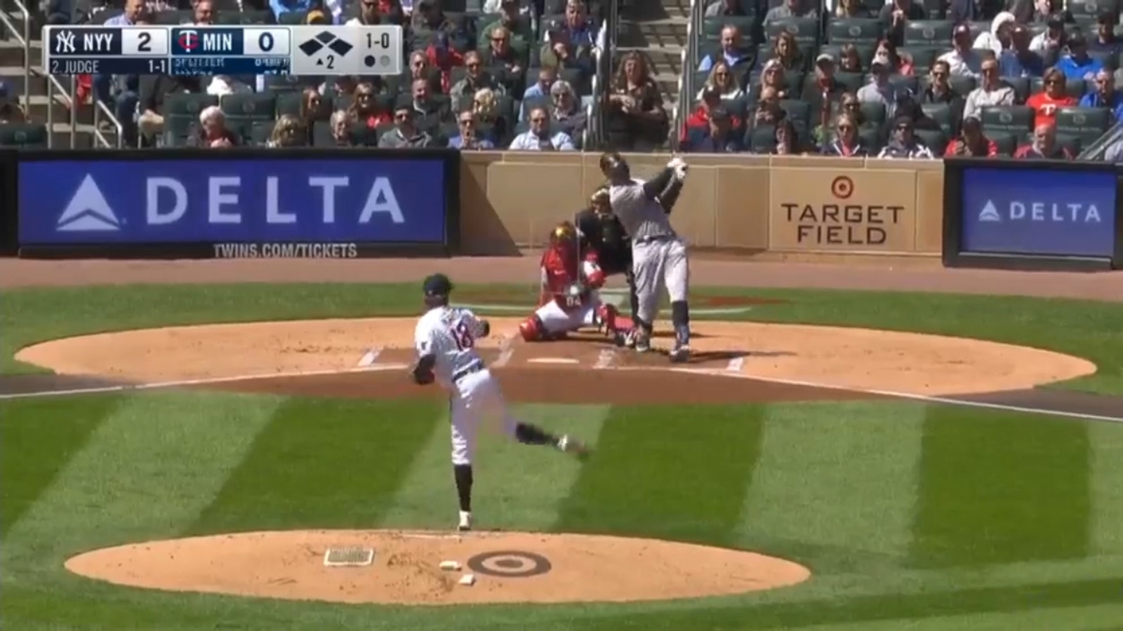 Aaron Judge de los Yankees conectó tres carreras y dos carreras para extender la ventaja