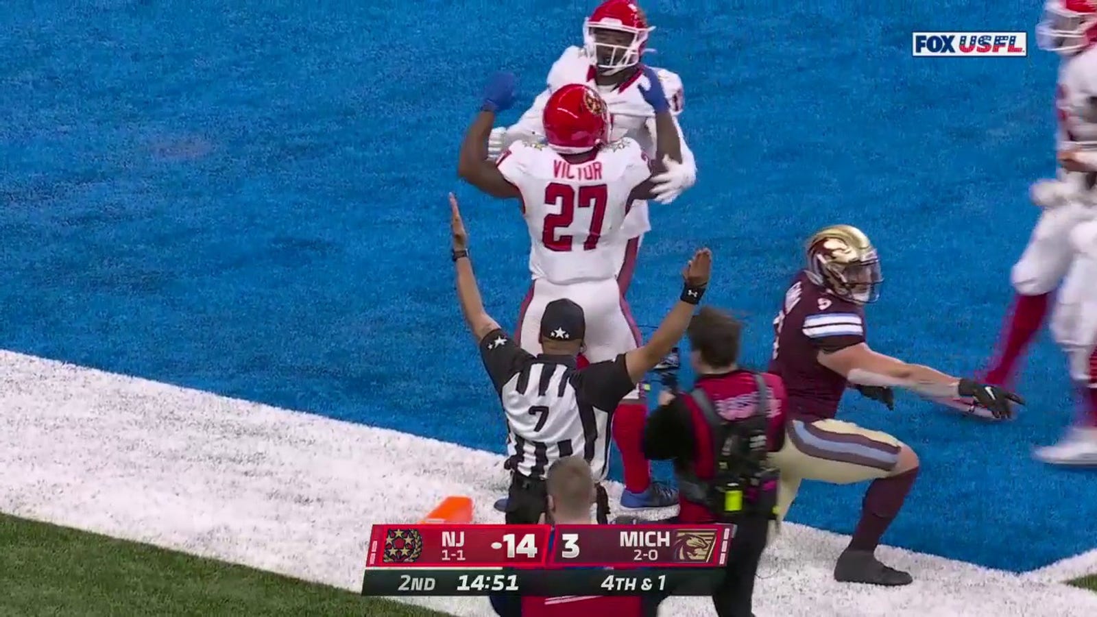Darius Victor breaks loose for a 35-yard touchdown