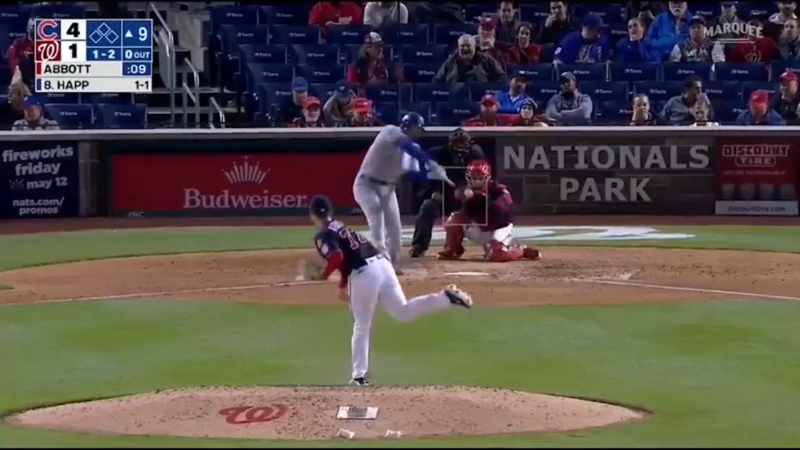 Ian Happ crushes solo home run to put bow on Cubs' 5-1 win over Nationals