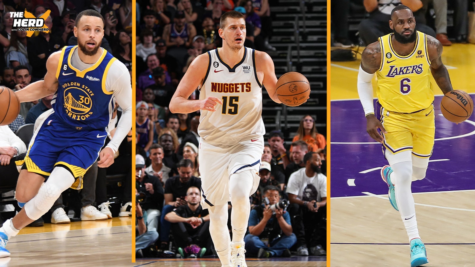 Jokić, Steph Curry, LeBron Highlight Colin's Top 10 Players in NBA Playoffs 