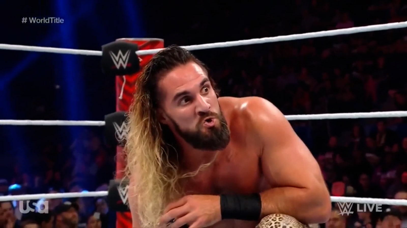 Seth Rollins puts the World Heavyweight Title on the line vs. Damian Priest